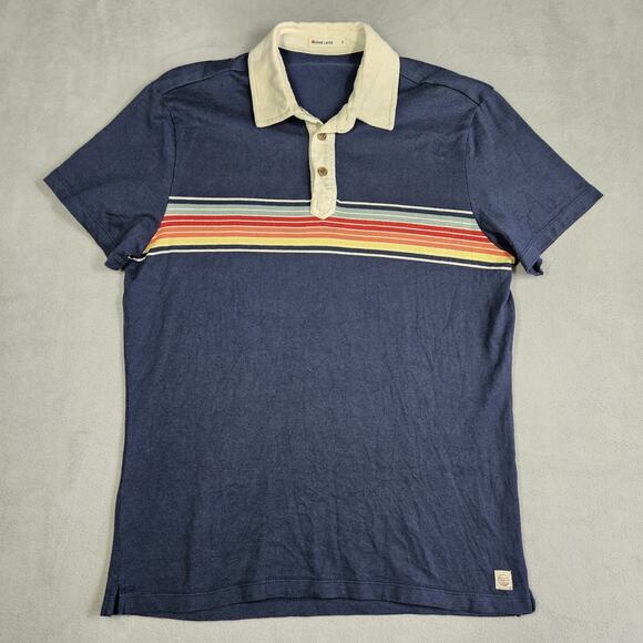 Marine Layer Other - Marine Layer Polo Mens Small Colorful Weekend Collar Shirt Lightweight Striped